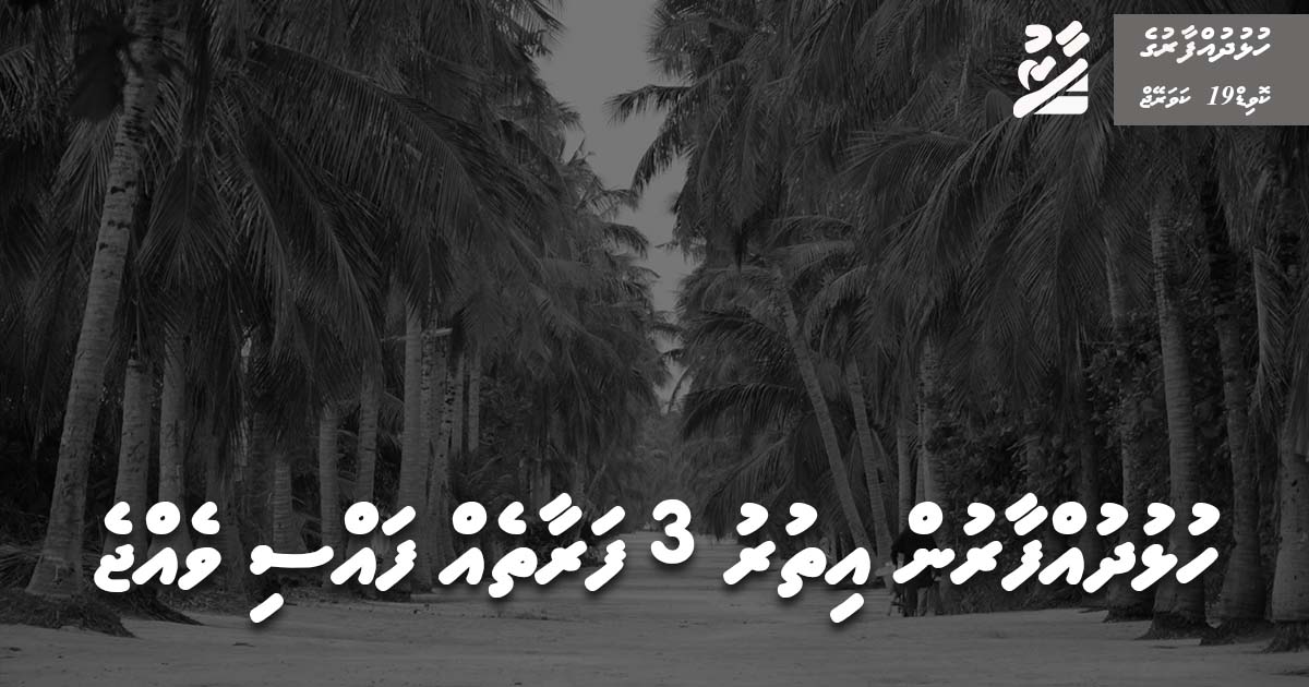 ހުޅުދުއްފާރުން އިތުރު 3 ފަރާތެއް ފައްސިވެއްޖެ